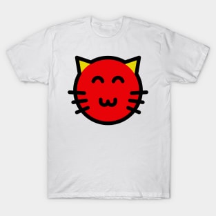 Cute Little Kitten Cat Red T-Shirt